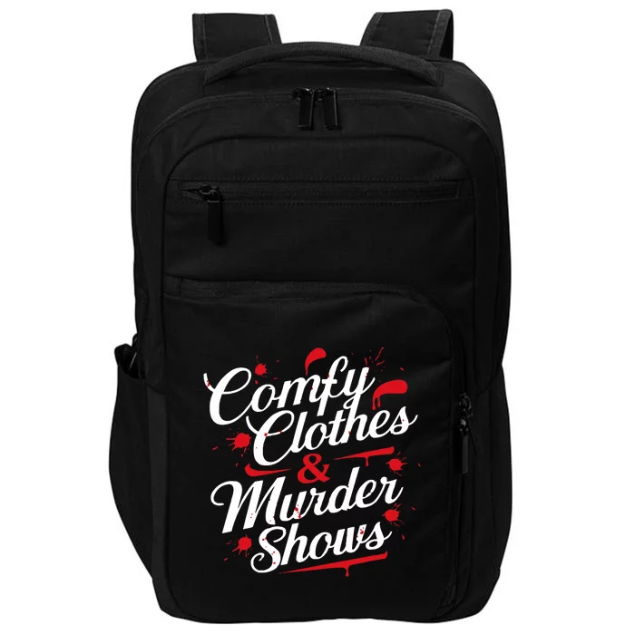 Murder Mystery Detective Documentary True Crime Impact Tech Backpack