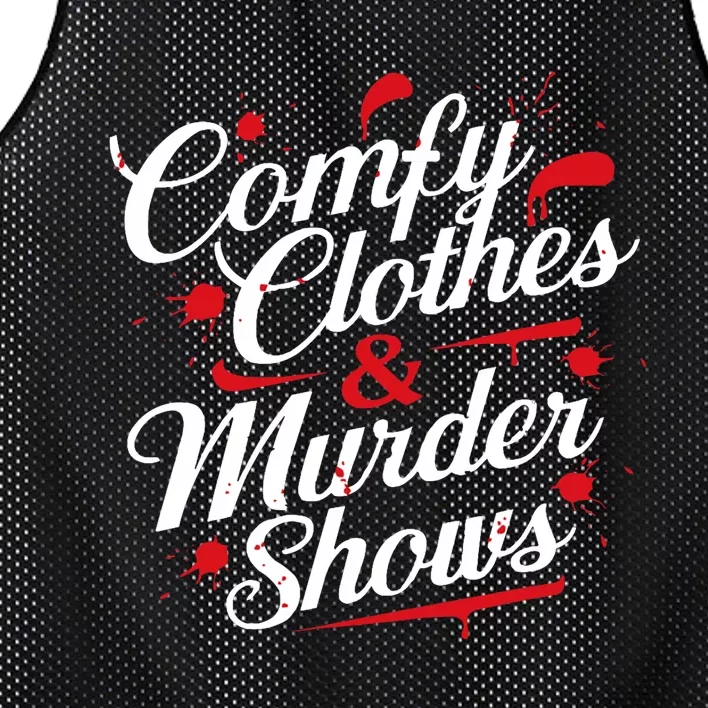 Murder Mystery Detective Documentary True Crime Mesh Reversible Basketball Jersey Tank