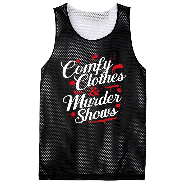 Murder Mystery Detective Documentary True Crime Mesh Reversible Basketball Jersey Tank