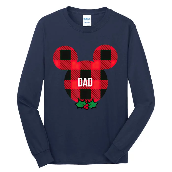 Mickeyy Mouse DAD Holiday Family Shirt Tall Long Sleeve T-Shirt