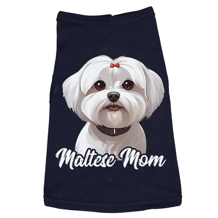 Maltese Mom Dog Mama Cute Mothers Day For Maltese Owner Doggie Tank