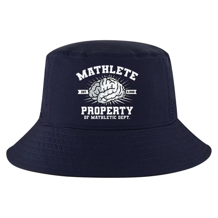 Mathlete Mathletic Dept. Est 3.1459 Math Teacher Pi Day Cool Comfort Performance Bucket Hat