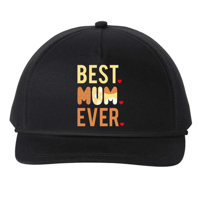 Mom Mothers Day Best Mom Ever Snapback Five-Panel Rope Hat