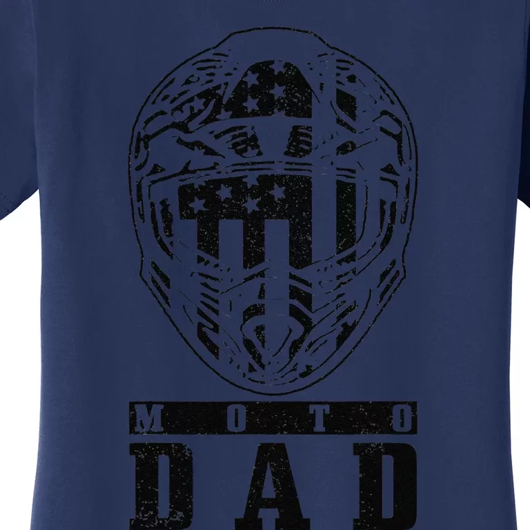 Motocross Moto Dad Dirt Bike Racing MX Biker Fathers Day Women's T-Shirt