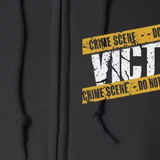 Murder Mystery Detective Documentary True Crime Full Zip Hoodie