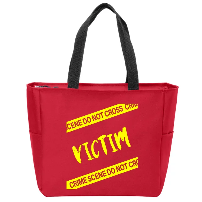 Meme Mystery Dinner Victim Zip Tote Bag