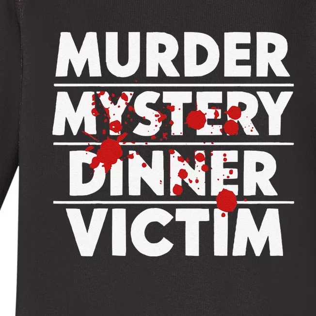 Murder Mystery Detective Documentary True Crime Baby Long Sleeve Bodysuit