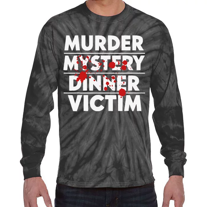 Murder Mystery Detective Documentary True Crime Tie-Dye Long Sleeve Shirt