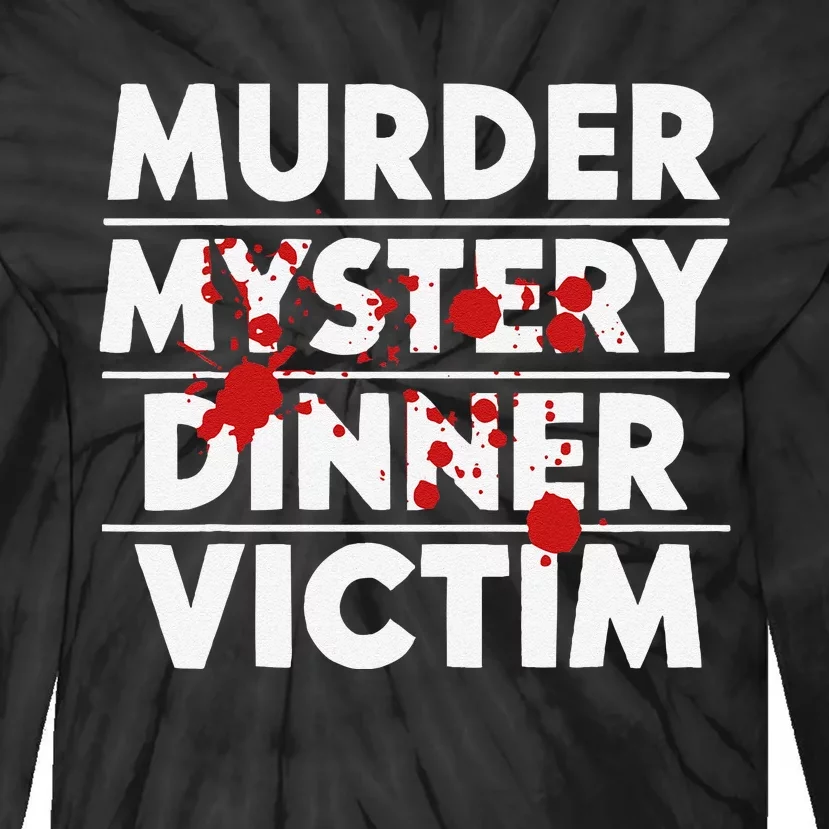 Murder Mystery Detective Documentary True Crime Tie-Dye Long Sleeve Shirt