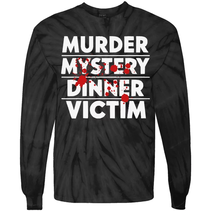 Murder Mystery Detective Documentary True Crime Tie-Dye Long Sleeve Shirt