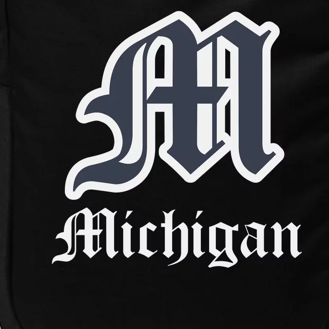 Michigan M Detroit D Logo Impact Tech Backpack