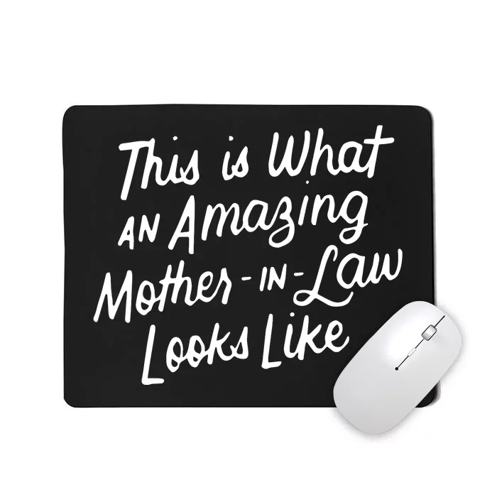 Mom Mothers Day Gift Mother In Law From Daughter Son In Law Mousepad