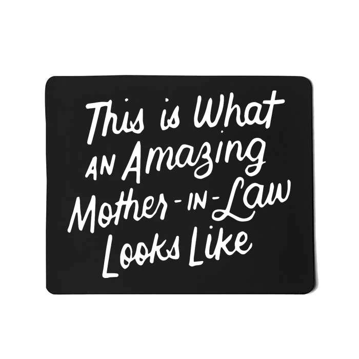 Mom Mothers Day Gift Mother In Law From Daughter Son In Law Mousepad