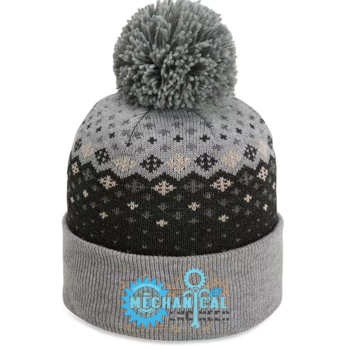 Men Mechanical Engineer For Engineer Student Engineering The Baniff Cuffed Pom Beanie