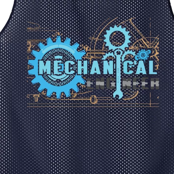 Men Mechanical Engineer For Engineer Student Engineering Mesh Reversible Basketball Jersey Tank