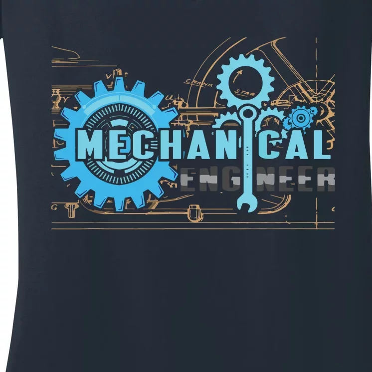 Men Mechanical Engineer For Engineer Student Engineering Women's V-Neck T-Shirt