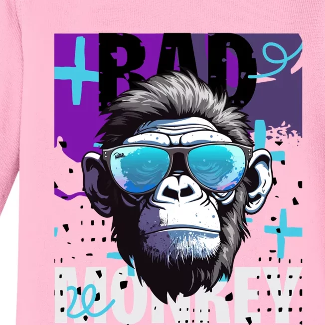 Monkey Madness : Embrace The Playful Spirit Meaningful Gift Baby Long Sleeve Bodysuit