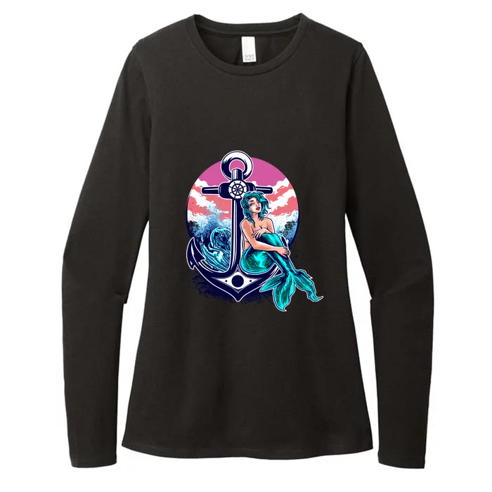 Mermaid Womens CVC Long Sleeve Shirt