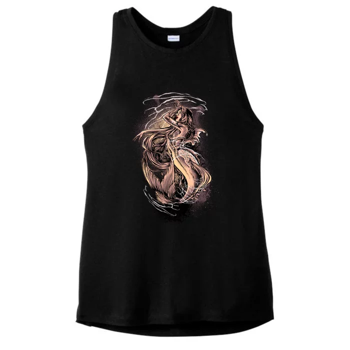 Mermaid Ladies Tri-Blend Wicking Tank