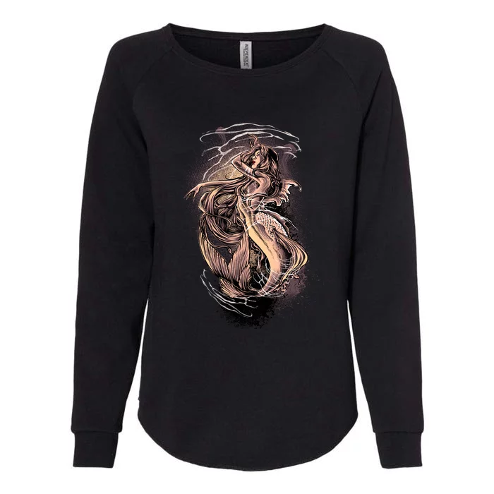 Mermaid Womens California Wash Sweatshirt