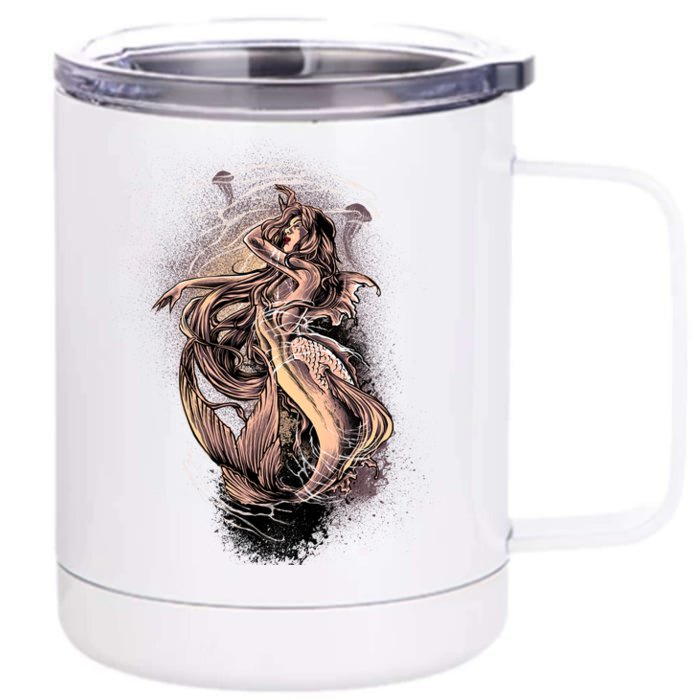 Mermaid Front & Back 12oz Stainless Steel Tumbler Cup