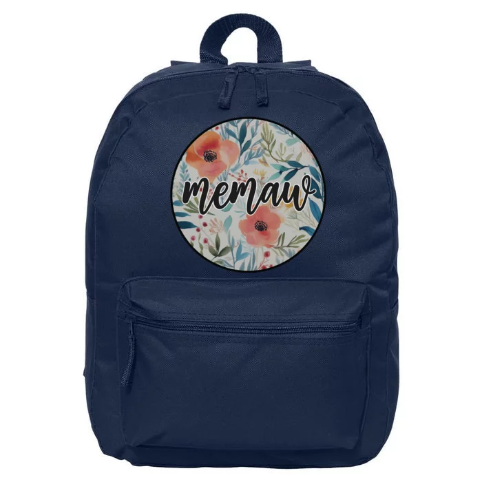 Memaw 16 in Basic Backpack