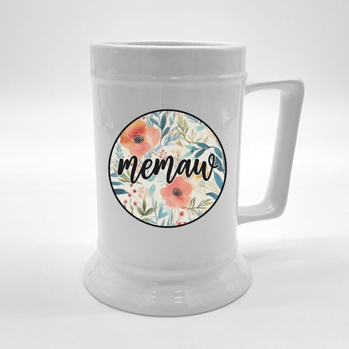 Memaw Front & Back Beer Stein