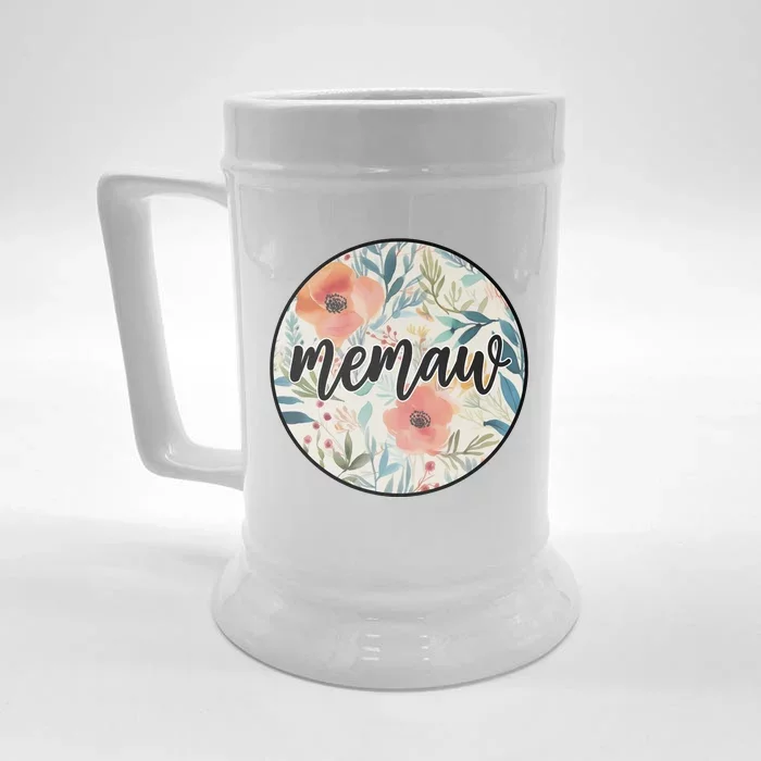 Memaw Front & Back Beer Stein