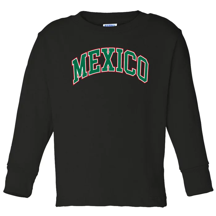 Mexico Toddler Long Sleeve Shirt