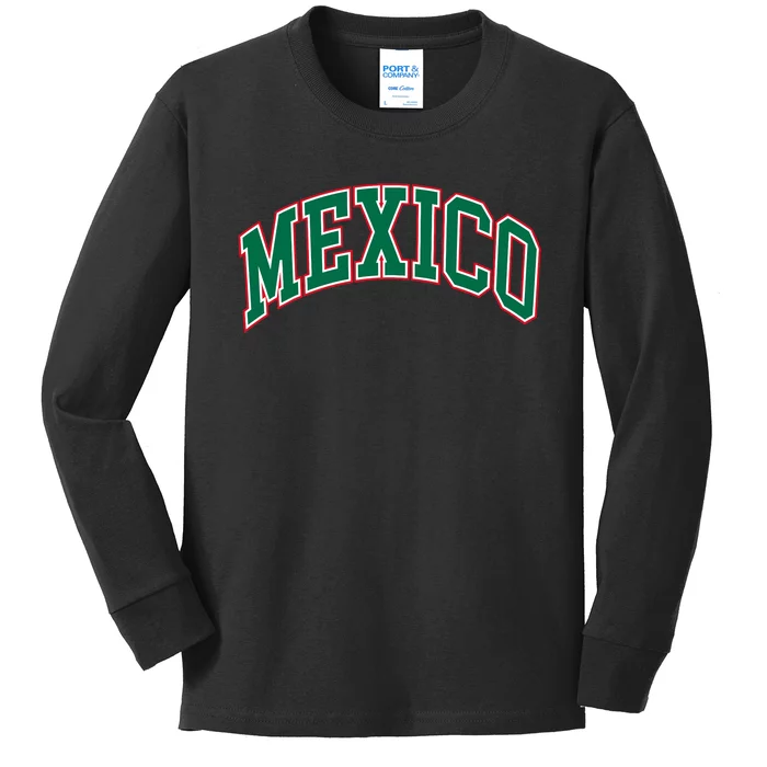 Mexico Kids Long Sleeve Shirt