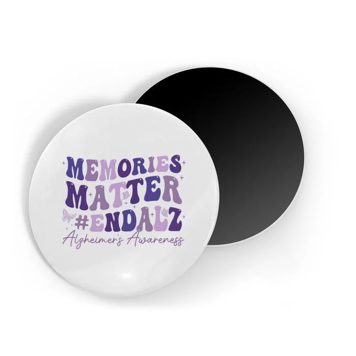 Memories Matter End Alz AlzheimerS Awareness Magnet