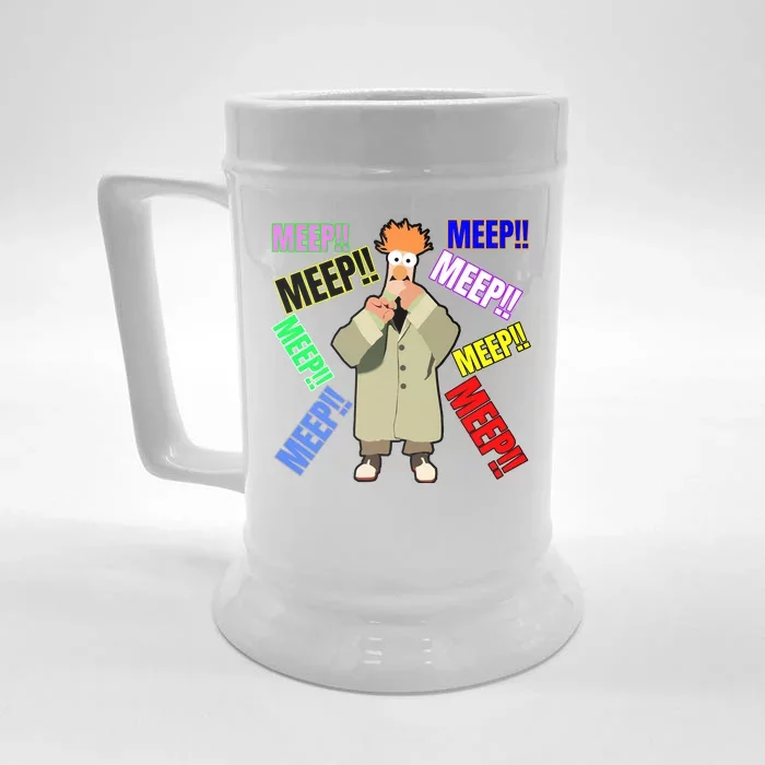 Meep! Front & Back Beer Stein