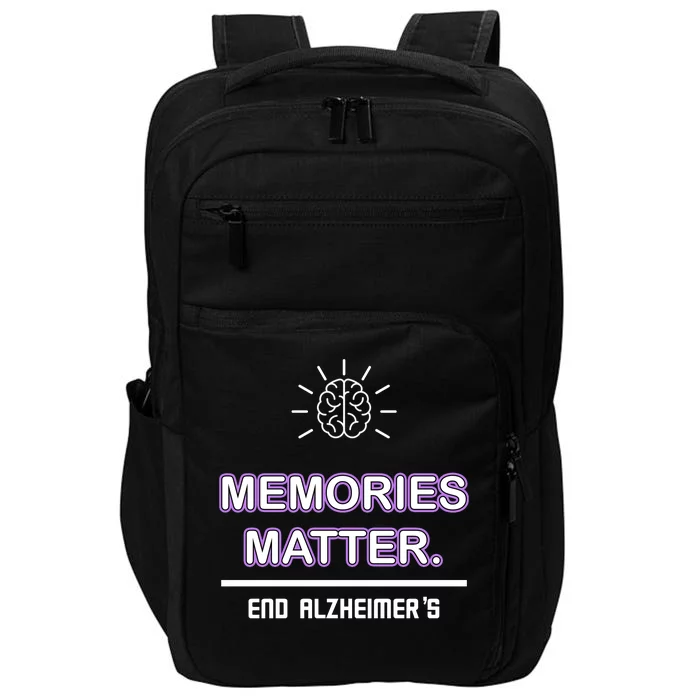 Memories Matter End Alzheimer's Impact Tech Backpack