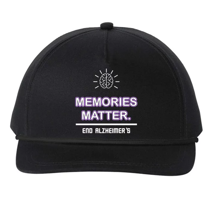 Memories Matter End Alzheimer's Snapback Five-Panel Rope Hat