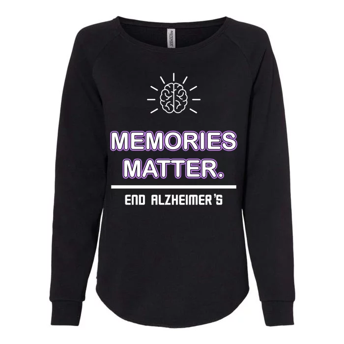 Memories Matter End Alzheimer's Womens California Wash Sweatshirt