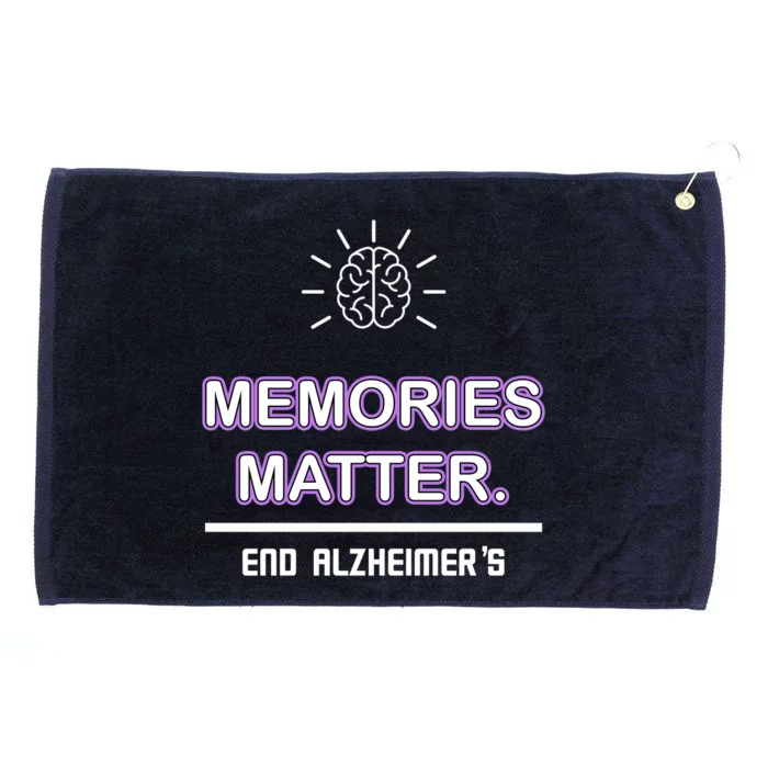 Memories Matter End Alzheimer's Grommeted Golf Towel