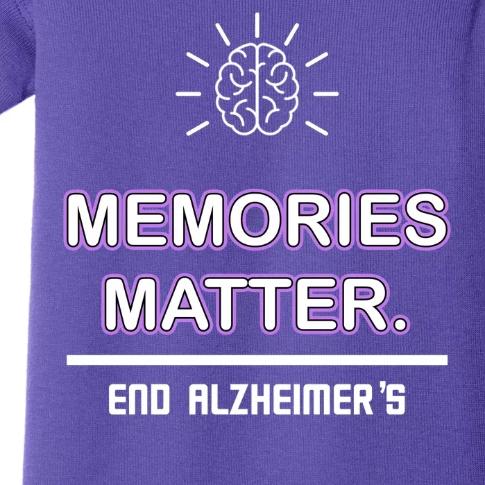 Memories Matter End Alzheimer's Baby Bodysuit