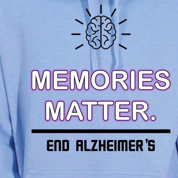 Memories Matter End Alzheimer's Unisex Surf Hoodie