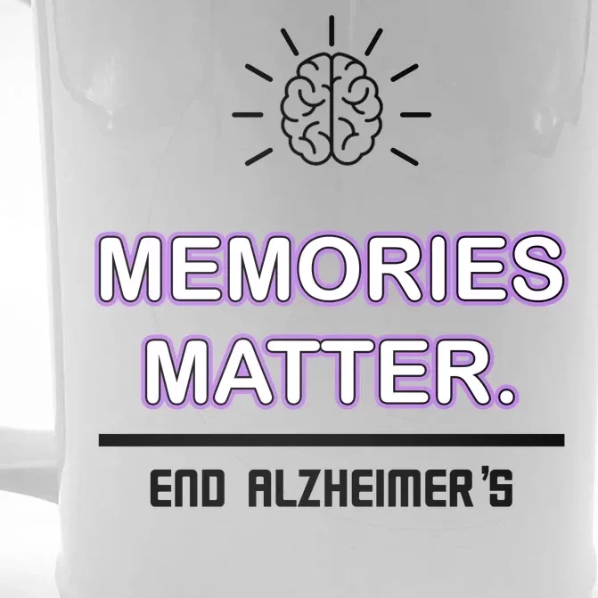 Memories Matter End Alzheimer's Front & Back Beer Stein