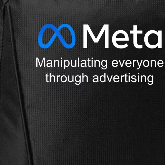 Meta Manipulating Everyone Through Advertising City Backpack