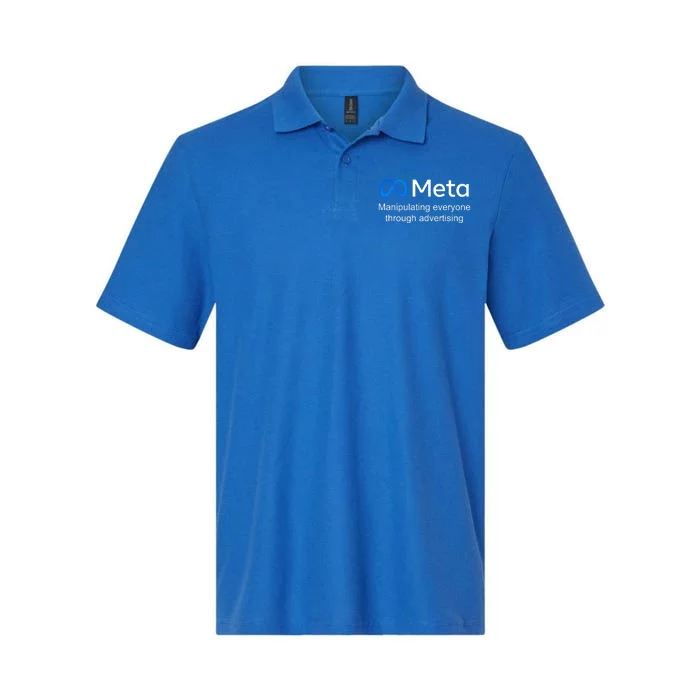 Meta Manipulating Everyone Through Advertising Softstyle Adult Sport Polo