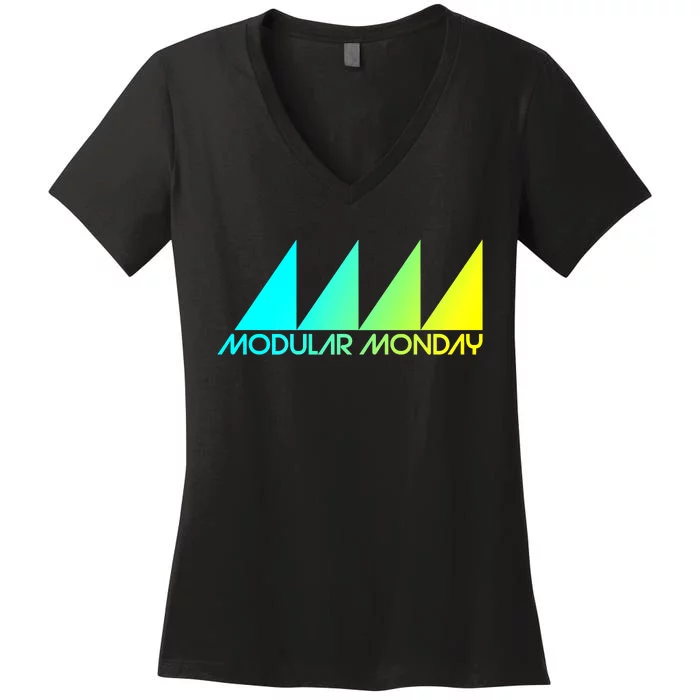 Modular Monday Eurorack Enthusiast Premium Women's V-Neck T-Shirt