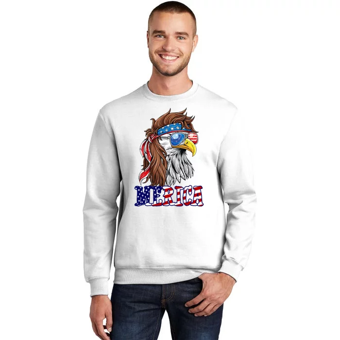 Merica Mullet Eagle Independence Day Sweatshirt