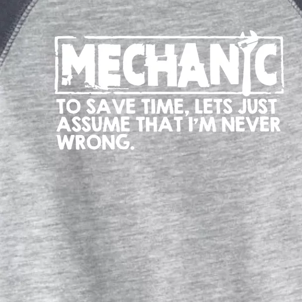 Mechanic Toddler Fine Jersey T-Shirt