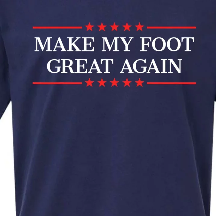 Make My Foot Great Again Sueded Cloud Jersey T-Shirt