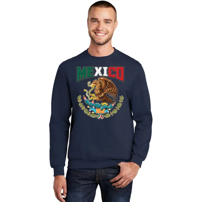 Mexico Mexican Flag Eagle And Snake Sweatshirt