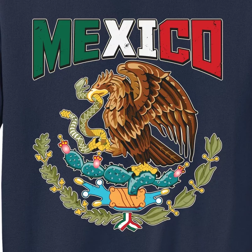 Mexico Mexican Flag Eagle And Snake Sweatshirt