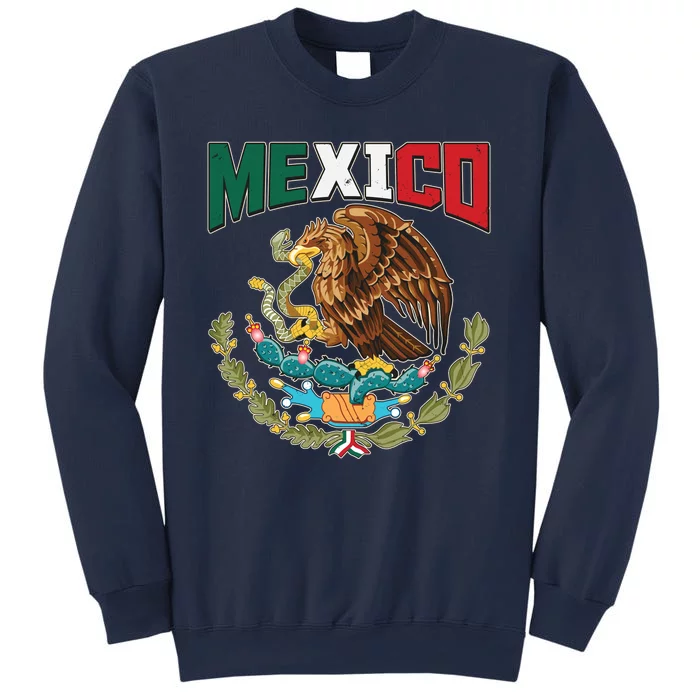 Mexico Mexican Flag Eagle And Snake Sweatshirt