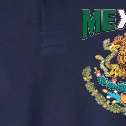 Mexico Mexican Flag Eagle And Snake Softstyle Adult Sport Polo