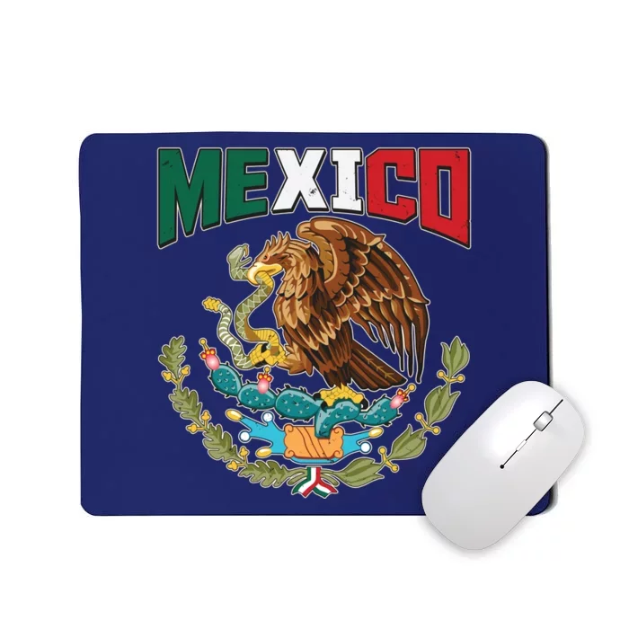 Mexico Mexican Flag Eagle And Snake Mousepad